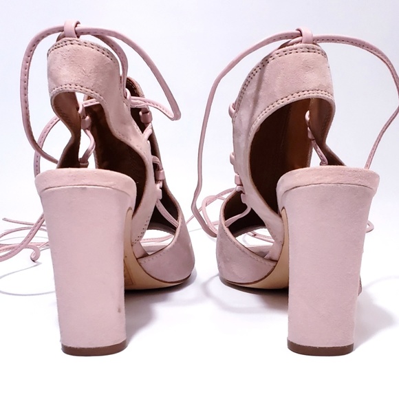 H Halston Zoe Ankle Tie Heeled Sandals - Picture 5 of 7